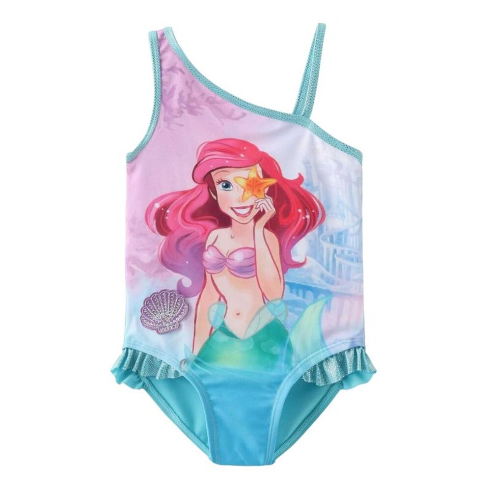 Little Mermaid Girls Ariel One Piece Bathing Suit / Multicolored